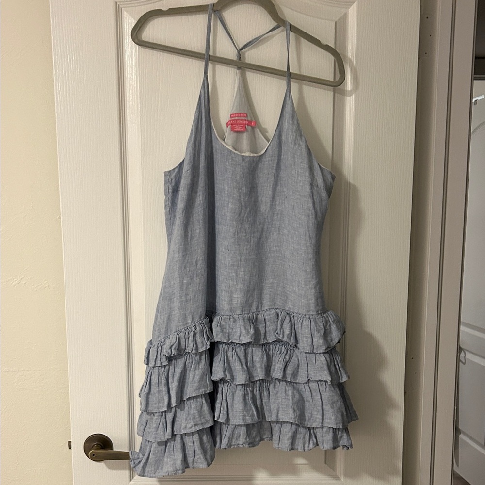 Island Company Light Blue Halter Dress